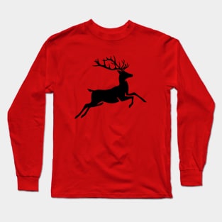 Deer Running Long Sleeve T-Shirt